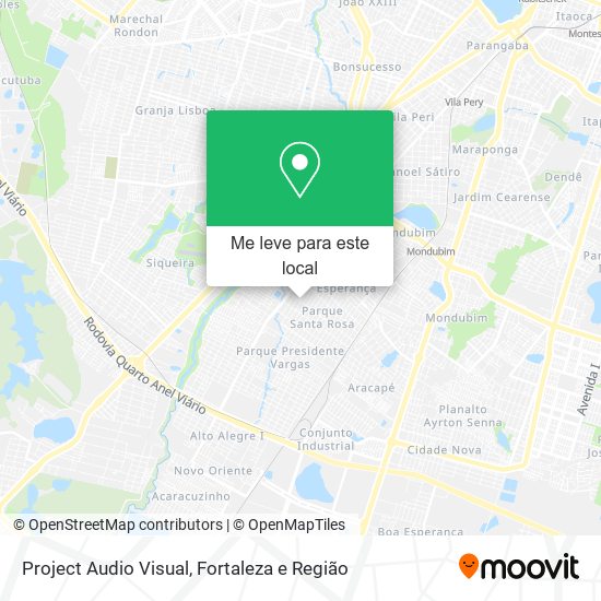 Project Audio Visual mapa