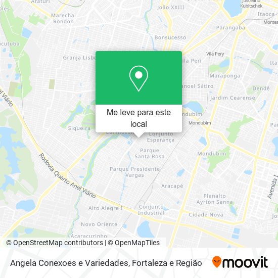 Angela Conexoes e Variedades mapa