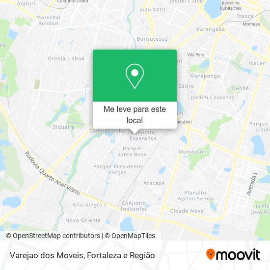 Varejao dos Moveis mapa