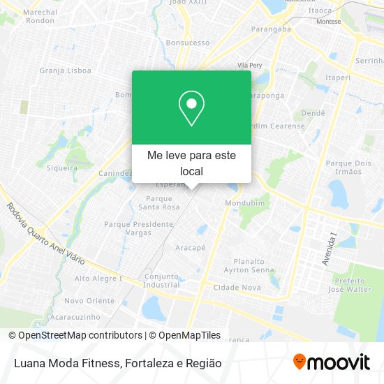 Luana Moda Fitness mapa