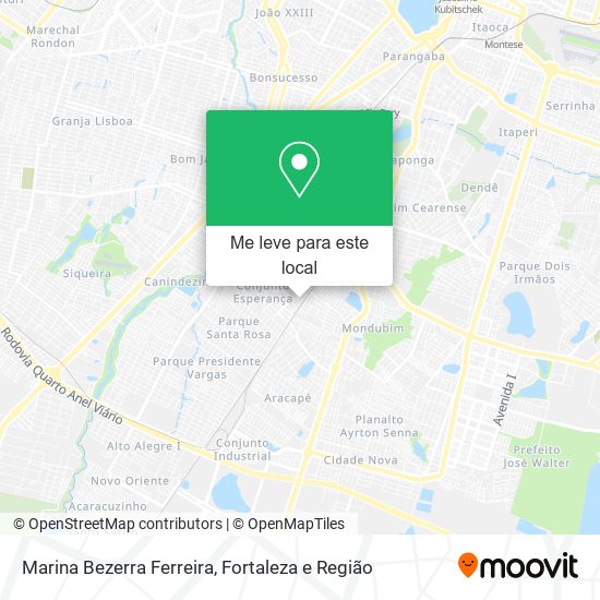 Marina Bezerra Ferreira mapa