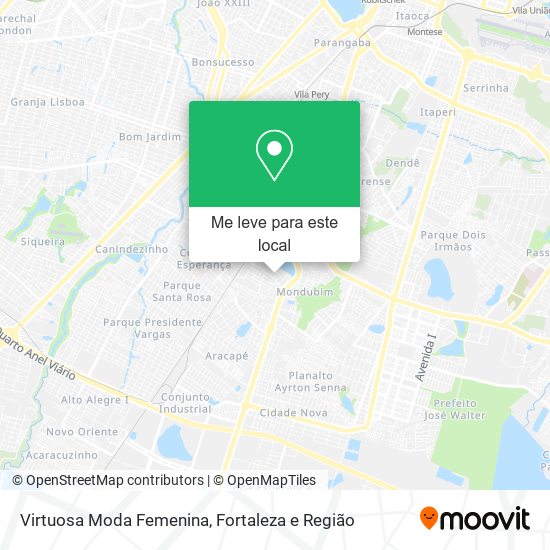 Virtuosa Moda Femenina mapa