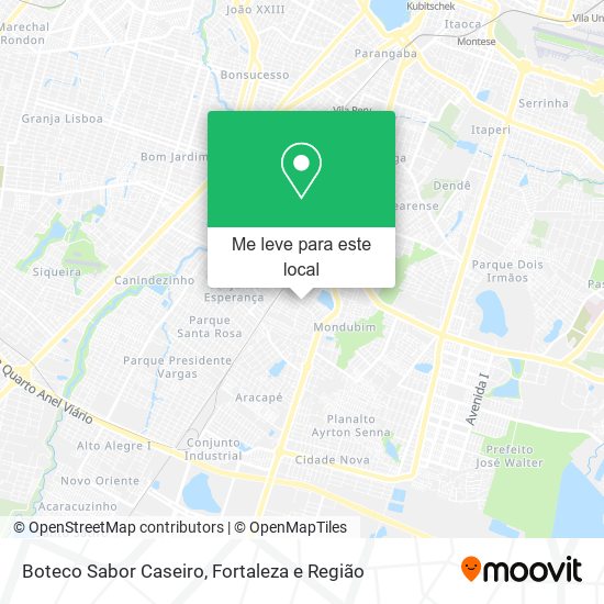 Boteco Sabor Caseiro mapa