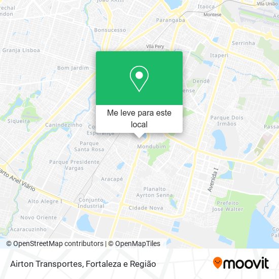 Airton Transportes mapa