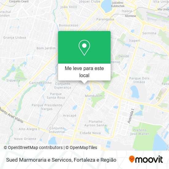Sued Marmoraria e Servicos mapa