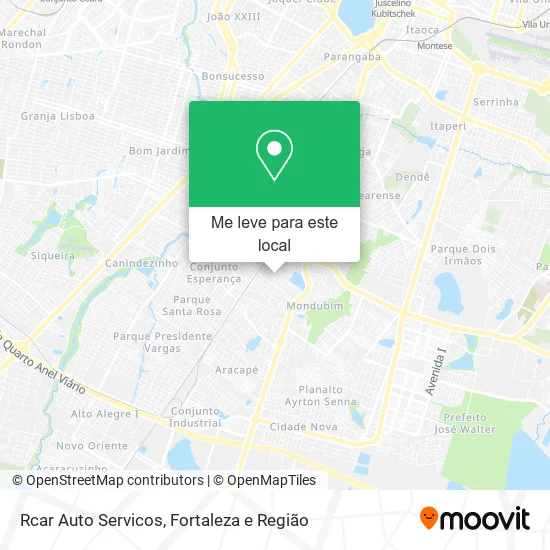 Rcar Auto Servicos mapa