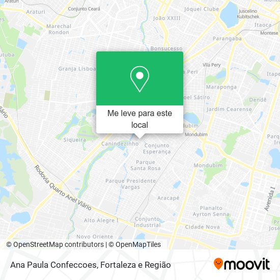 Ana Paula Confeccoes mapa