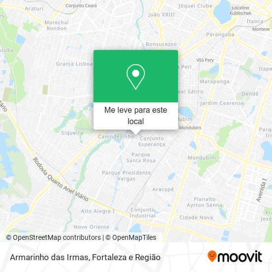 Armarinho das Irmas mapa