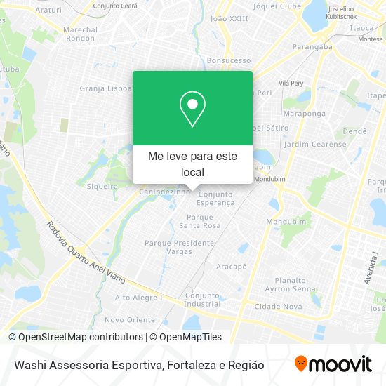 Washi Assessoria Esportiva mapa