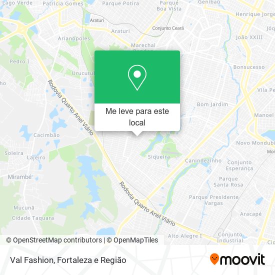 Val Fashion mapa