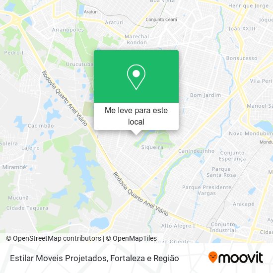 Estilar Moveis Projetados mapa