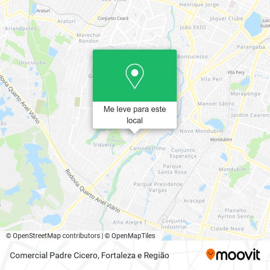 Comercial Padre Cicero mapa