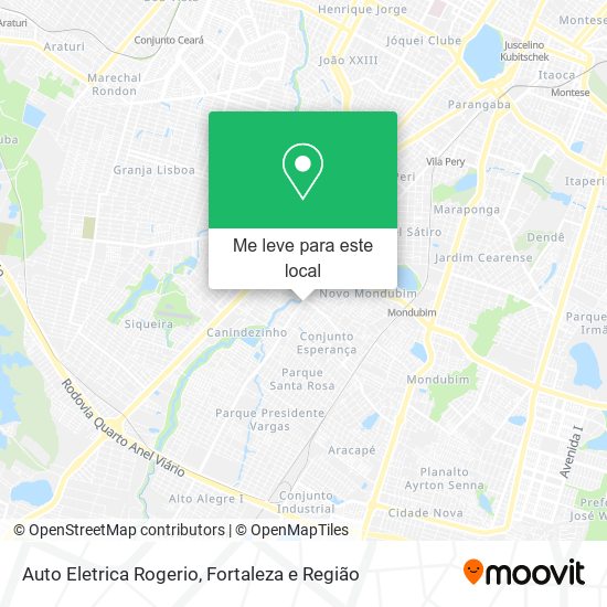 Auto Eletrica Rogerio mapa