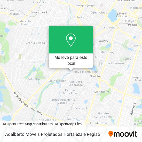 Adalberto Moveis Projetados mapa