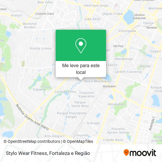 Stylo Wear Fitness mapa