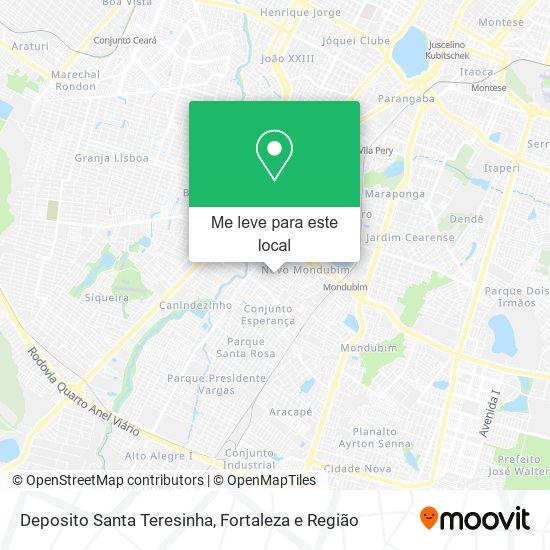 Deposito Santa Teresinha mapa