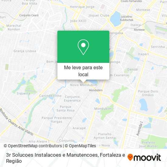 3r Solucoes Instalacoes e Manutencoes mapa