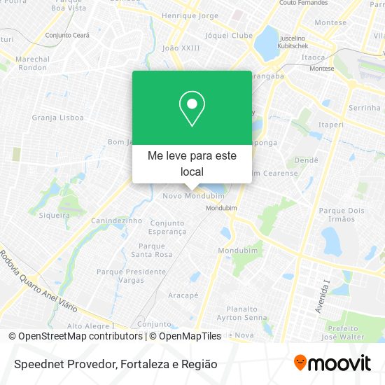 Speednet Provedor mapa