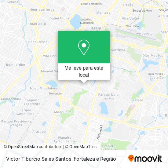 Victor Tiburcio Sales Santos mapa