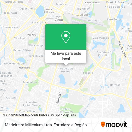 Madeireira Millenium Ltda mapa