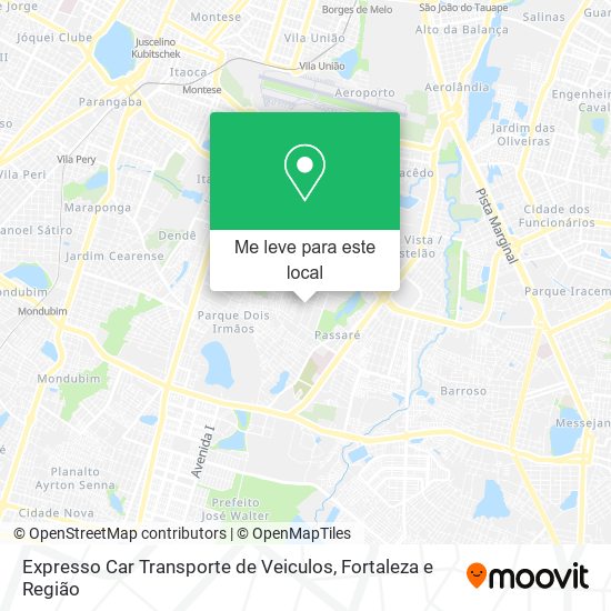 Expresso Car Transporte de Veiculos mapa