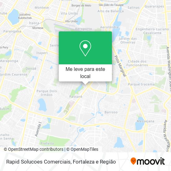 Rapid Solucoes Comerciais mapa