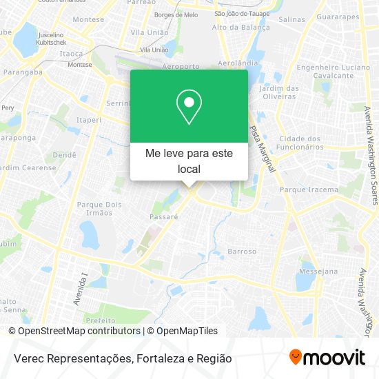 Verec Representações mapa