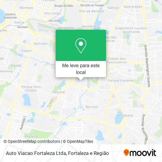 Auto Viacao Fortaleza Ltda mapa