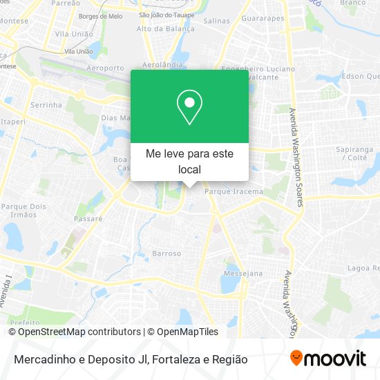 Mercadinho e Deposito Jl mapa