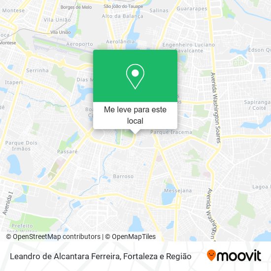 Leandro de Alcantara Ferreira mapa