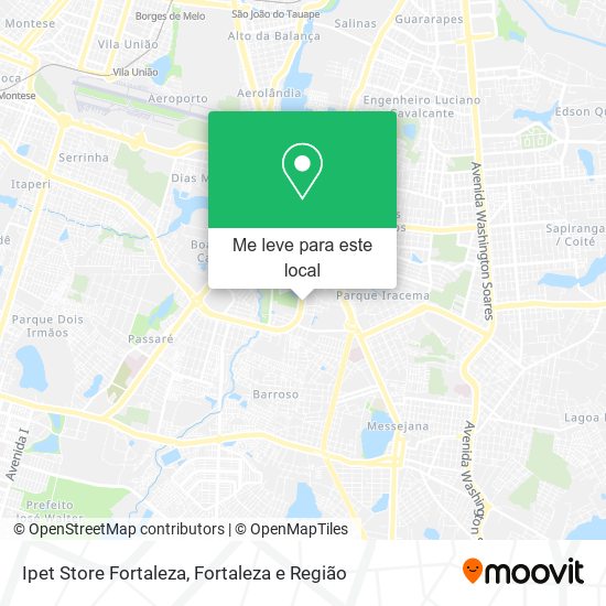 Ipet Store Fortaleza mapa