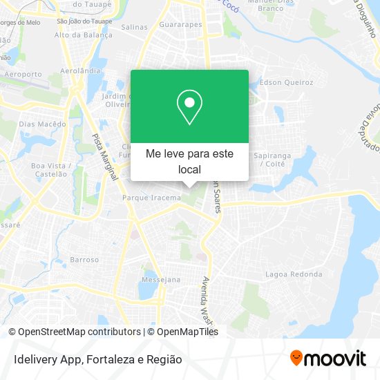 Idelivery App mapa