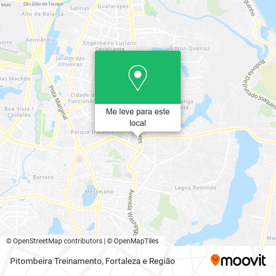 Pitombeira Treinamento mapa