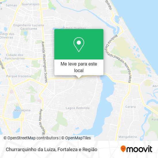 Churrarquinho da Luiza mapa