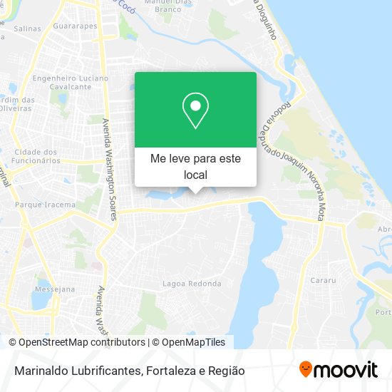 Marinaldo Lubrificantes mapa