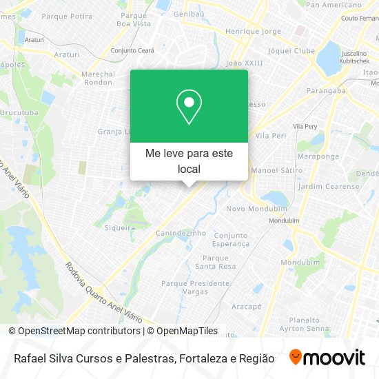 Rafael Silva Cursos e Palestras mapa