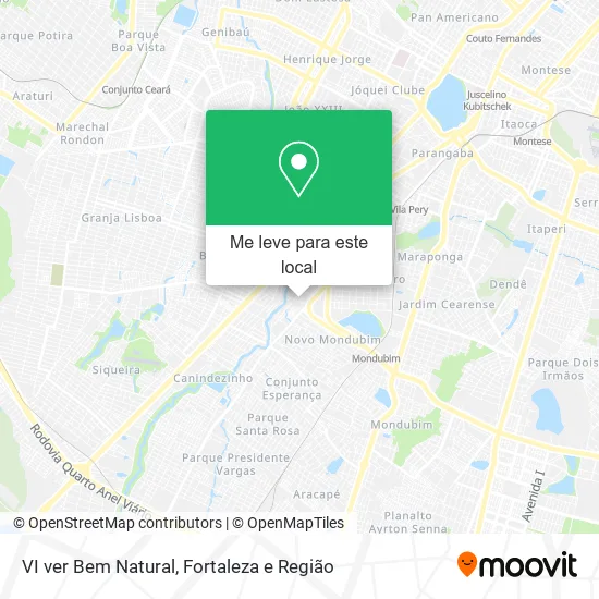 VI ver Bem Natural mapa
