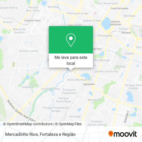 Mercadinho Rios mapa