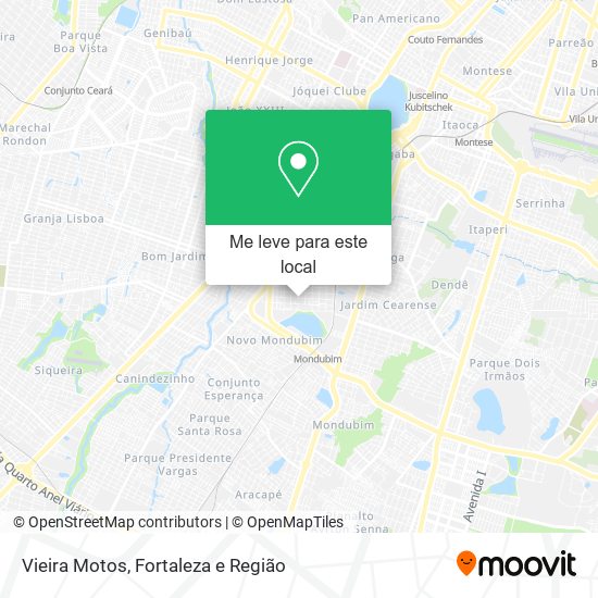 Vieira Motos mapa