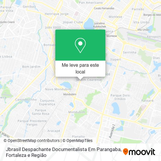 Jbrasil Despachante Documentalista Em Parangaba mapa