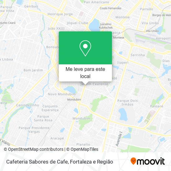 Cafeteria Sabores de Cafe mapa