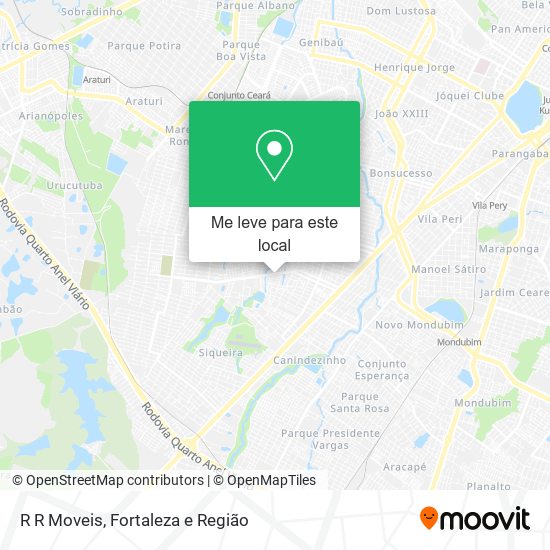 R R Moveis mapa