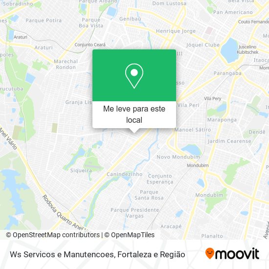 Ws Servicos e Manutencoes mapa