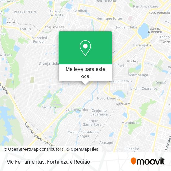 Mc Ferramentas mapa