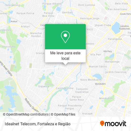 Idealnet Telecom mapa