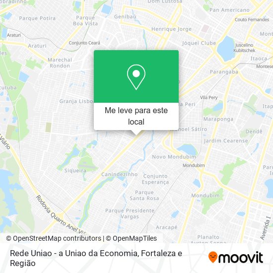 Rede Uniao - a Uniao da Economia mapa