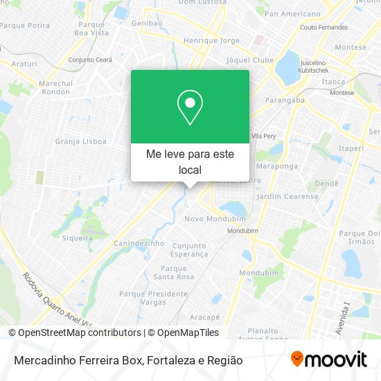 Mercadinho Ferreira Box mapa