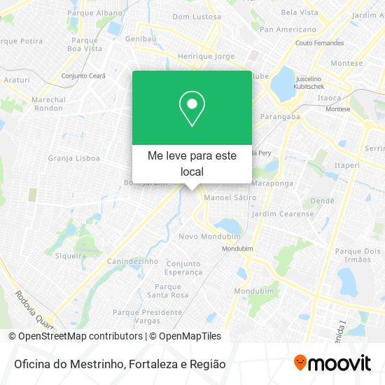 Oficina do Mestrinho mapa