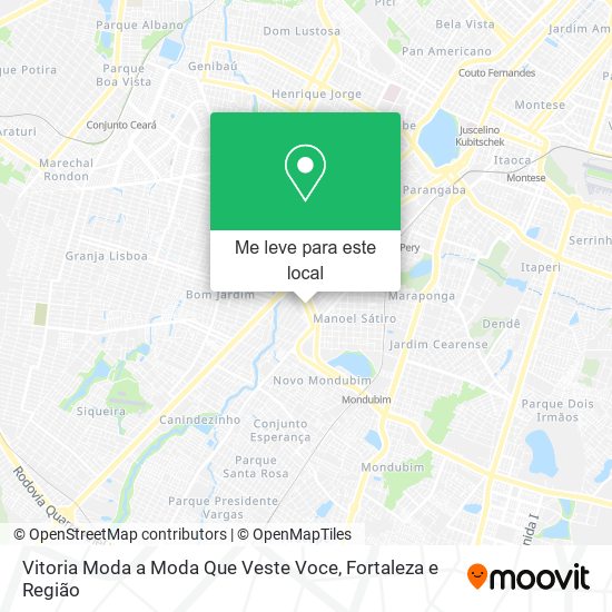 Vitoria Moda a Moda Que Veste Voce mapa