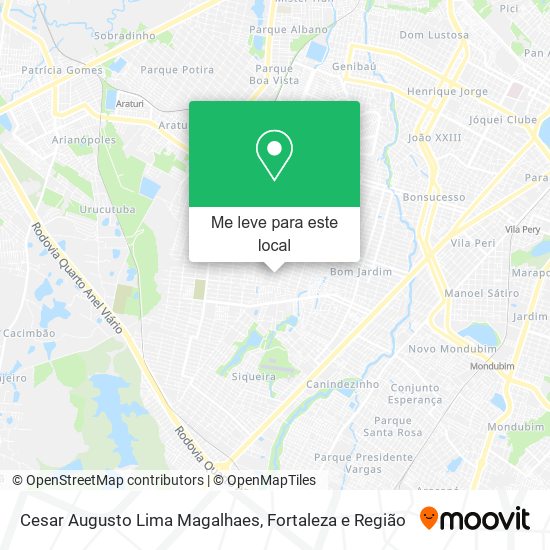 Cesar Augusto Lima Magalhaes mapa